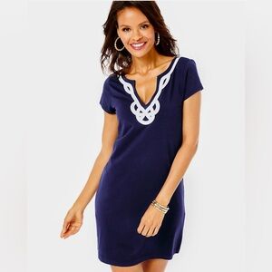 XS Lilly Pulitzer Brewster Dress in True Navy, EUC